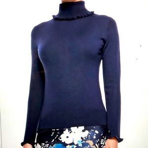 Kate Spade: navy Bekki Turtleneck Sweater size small